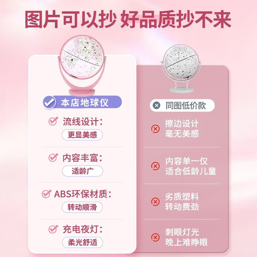 
JOYSTONE Globe 3D Three-dimensional Primary School Students Use Children 8-12 Boys 10 Girls Birthday Gifts 7-14 Years Teaching Charging Model-Blue [AR+Night Lights+Gift Box] New Year Gifts Children's Day Children's Day Little Girl 9 Years Old 6 Years Old