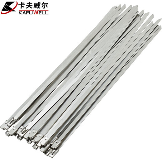 XMSJ自锁式304不锈钢扎带 扎线 户外 耐腐蚀耐高低温扎带 4.6*600 7.9*300mm 20支 OT3291