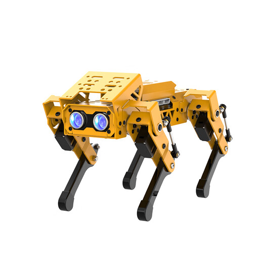 幻尔ESP32四足机器狗MechDog智能AI视觉识别机械狗Python开源Scratch图形化编程机器人兼容Arduino 豪华版（含传感器扩展包） MechDog机器狗