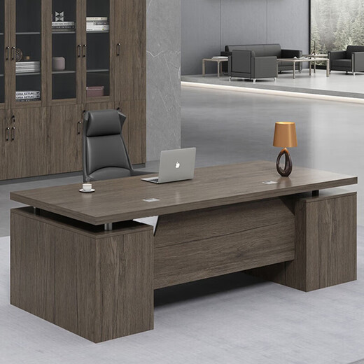 Jingyi Demei Boss Desk Desk Simple Modern Executive Desk Manager President Desk and Chair Combination 1.8 Meter Boss Desk