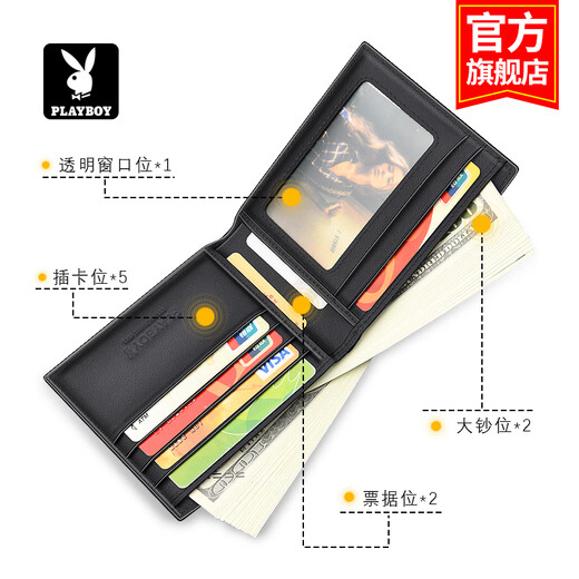 Playboy Wallet Menina de identificación de ID de billetera informal de negocios de billetera