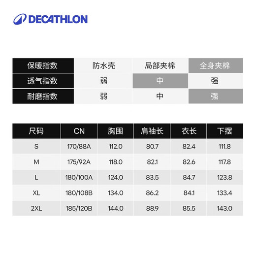 Decathlon (DECATHLON) outdoor winter sports ski clothing snowboard men's waterproof, windproof and warm equipment SNB 100 Green XL