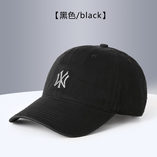 蓝诗梦戴帽子男女春秋新款鸭舌帽情侣字母刺绣显气质休闲棒球帽 米色