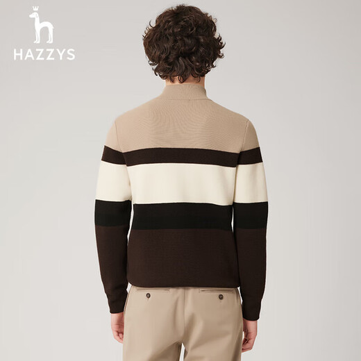 HAZZYS Men's Winter Men's Sweater Sheep Wool Cardigan Men's ABYZD0ACD03