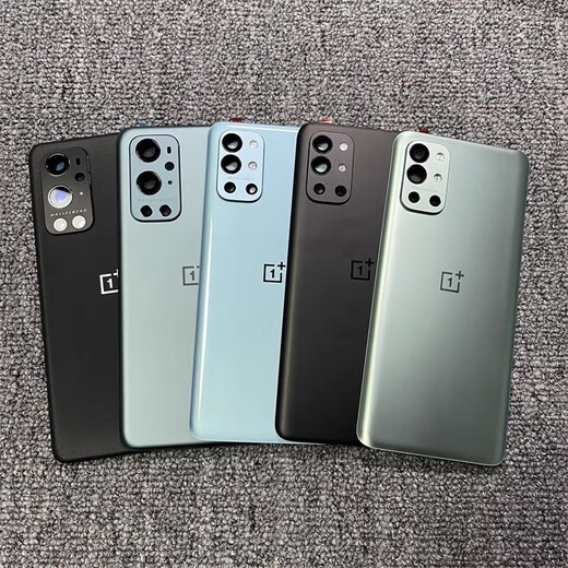 Suitable for OnePlus 9 original glass back cover 1+9Pro original mobile phone back case 1+9R battery cover OnePlus 9R Qingyu without frame case