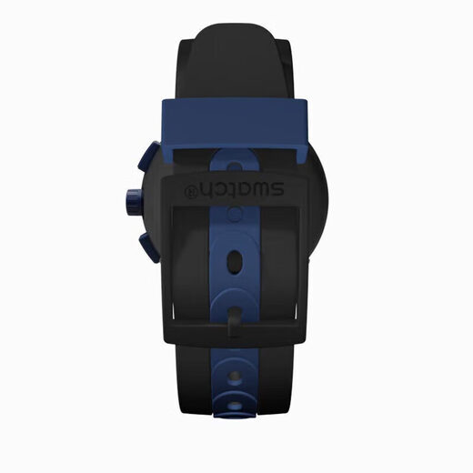 Swatch Swiss watch black and blue boat three-eye chronograph New Year gift examination watch quartz fashion watch SUSB406