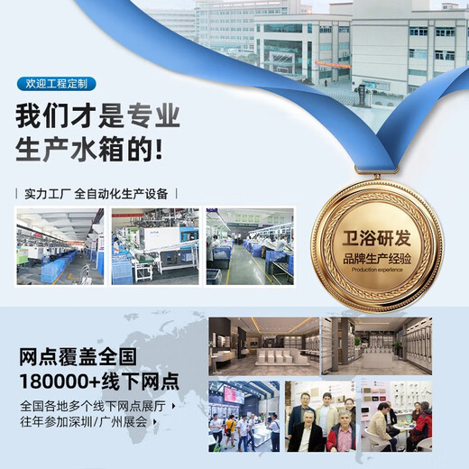 OLSA flush tank household bathroom high-impact water tank energy-saving toilet tank squat toilet double-press toilet tank ceramic white water tank + with no-punch installation