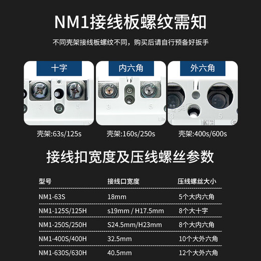 正泰CHNTCHNTNM1塑壳断路器12250A400A63A空气开关3300 100A 3P