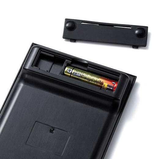 SANWASANWA SUPPLY Ultra-thin Wireless Numeric Keyboard Portable USB Keyboard Long Battery Life Suitable for Banking, Finance and Stock Trading WL21 Black Panel Bluetooth (No Receiver)