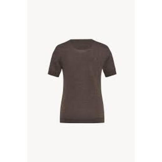 The Row Light Luxury Women's 10025Y212FDB T-shirt Brown 20 | L