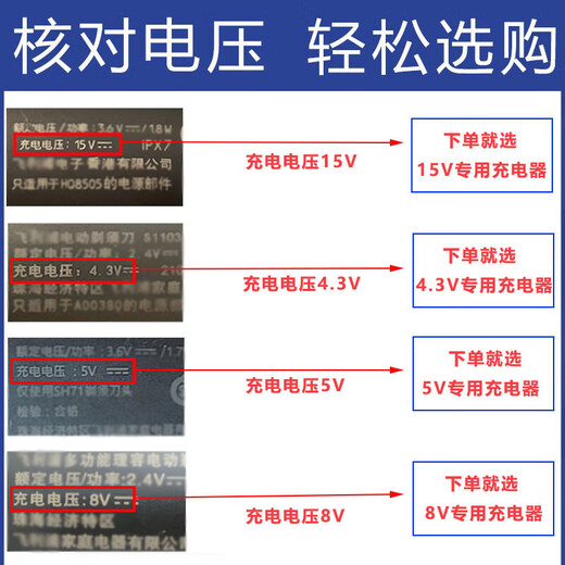 适用飞利浦Series5000剃须刀充电器S5831 S5531 S5080 S5166 5832 S5166/S5066/5266/S5366充电器