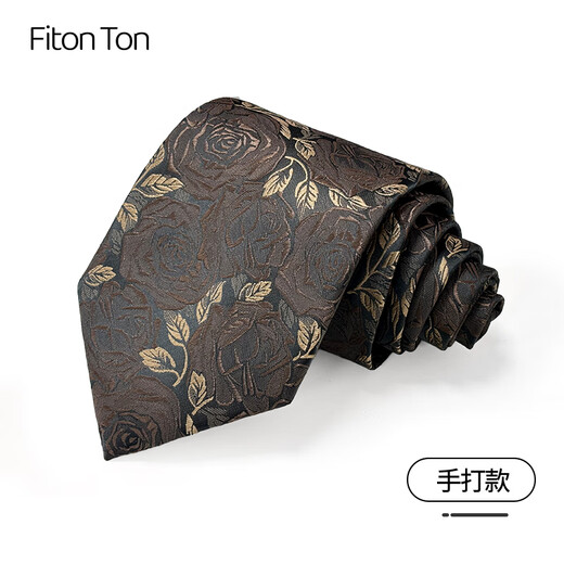 Fitonton Tie à la main pour hommes à la main Tie à Tie 8 cm High-Diet Workplace Business Wedding Birdday Boad