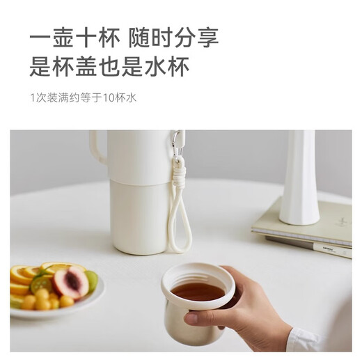 olayks立时316不锈钢热水壶便携式保温壶升级新款 980ml【升级大容量款】【316不锈钢内胆】