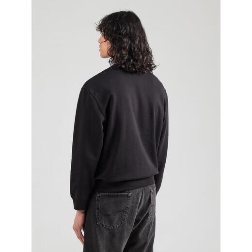 Calvin Klein men's top CK new warm and comfortable cotton black daily casual top simple breathable fashion men's sweatshirt Black one size |