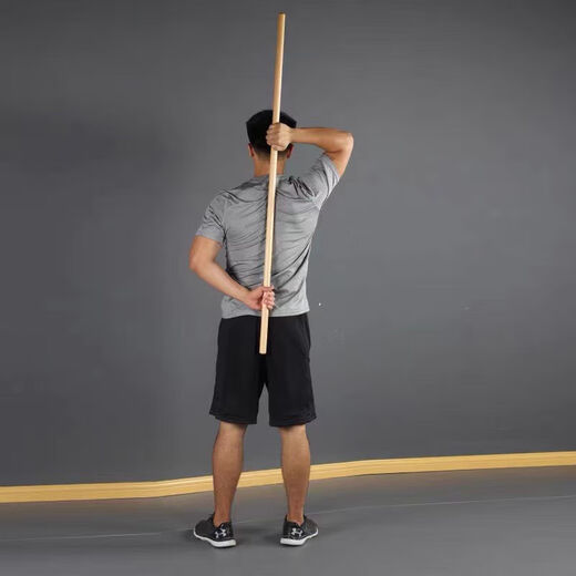 Vinoa yoga Pilates training equipment evaluation stick spine stick fitness stick rehabilitation wooden stick body stick 1.2 meters thick 2.3 cm paulownia wood 1 meter long