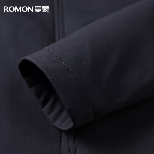 Luo Meng cotton coat men's autumn and winter cotton coat lapel thickened and warm young and middle-aged dad's cold-proof jacket cotton-padded jacket