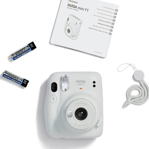 Fuji (FUJIFILM) Polaroid mini11 Polaroid 9 upgraded mini12 instant imaging camera photo paper printing birthday gift Mini11 ice crystal white (ready in stock) official standard