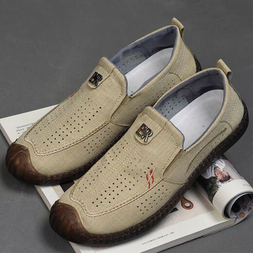 Changxiang Huili Old Beijing Clate Shoes Мужские туфли летняя говядина сухожилия подошвы износостойкие дышащие холст