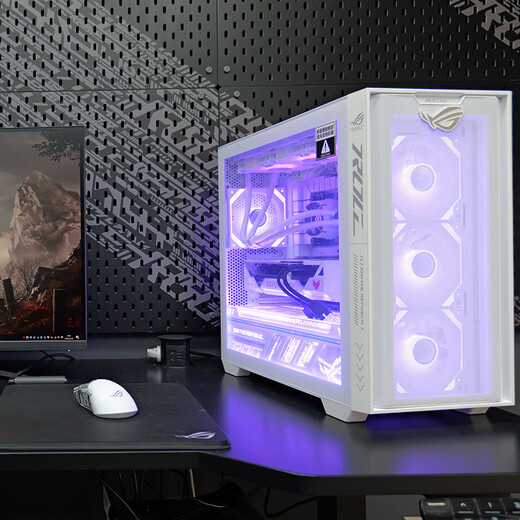 ASUS ROG family bucket Fubuki A21 Shadow Chasing Host i5 13490F RTX5060/5070/5060TI Desktop computer host ASUS fully assembled computer Configuration 1 i5-14600KF/no graphics card (consult for options)