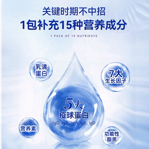 Naturies Naturies New Zealand Colostrum de bœuf importé d'origine Le lait en poudre peut être utilisé avec l'immunoglobuline humaine Ferritine 1 peut vivre