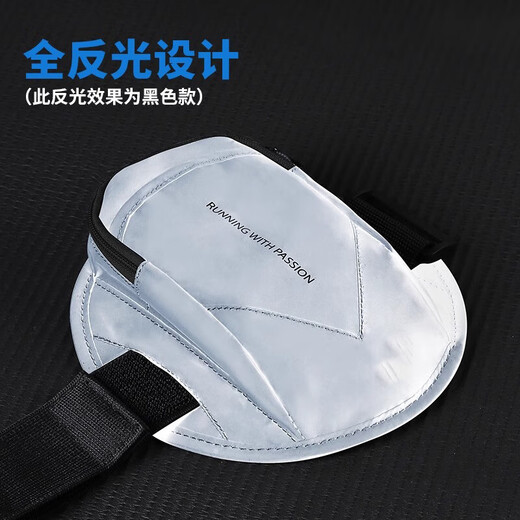 Shantou Lincun running mobile phone arm bag sports mobile phone bag wrist bag mobile phone bag arm bag men's fitness equipment artifact arm cover black reflective style