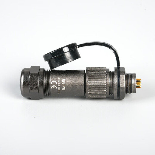 Weipu ST WEIPU ST1210 11 2345679 core Aviation plug socket Rear nut Butt ST12 Formal plug pin/socket hole Single rear nut socket ST12124 core