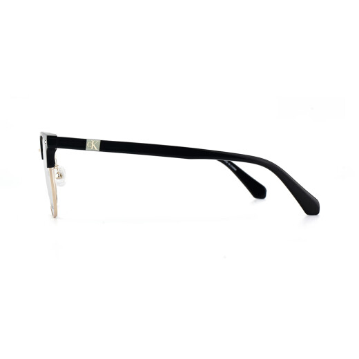 Calvin Klein glasses men's CK eyebrow frame is like half frame anti-blue light glasses business trend myopia glasses frame women can match astigmatism CKJ23229LB-718-5318 Gloss black + gold Wanxin HD 1.67 lens