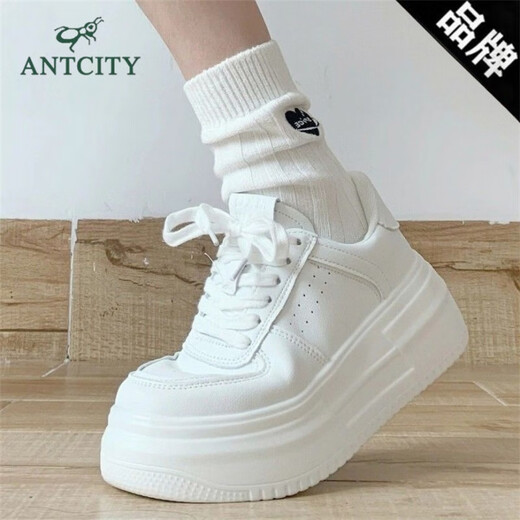 Chengyang Zhao Lusi 7e6cm Air Force Chaussures blanches Femmes 2025 Nouveaux chaussures de planche sportive Solemn Campus Solemn White 3524H Livraison