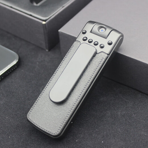 Qianli 1080p HD camera conference recorder video recorder wear back clip camera portable card recorder learning interview night vision camera pocket artifact B18 recording and recording model [128G+Android OTG]