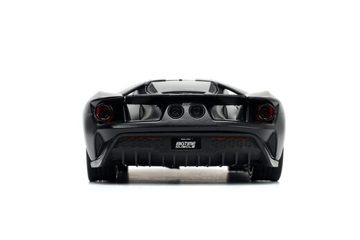 Jada Toys Ford GT 1 24 simulation alloy remote control car model black and white two-color children and adults collectible toys