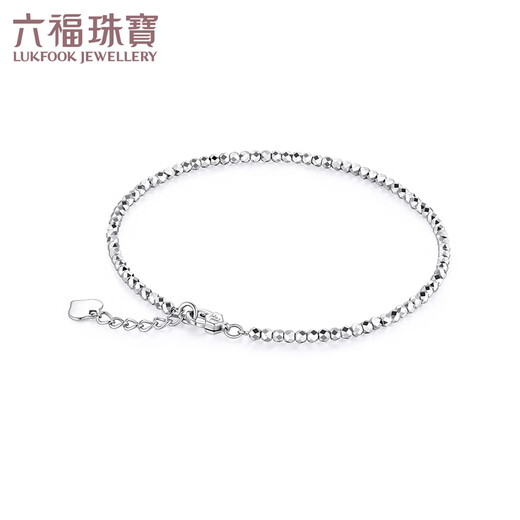 Lukfook Jewelry Platinum Bracelet Platinum 950 Disco Beads Bracelet Price G07TBPB0014 Approximately 4.02 grams