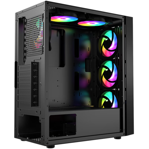 MSI Core i5 12490F/13400F/RTX5050/5060Ti/ARC B580 desktop assembly machine game e-sports design computer host DIY complete machine configuration one i5 12490F box cardless host