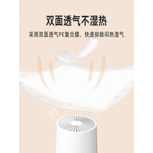 德佑婴儿隔尿垫一次性护理垫防水夏季宝宝纸尿片新生儿尿布孕妇 迷你装M码20片 330x450mm 1包 x 0x0cm