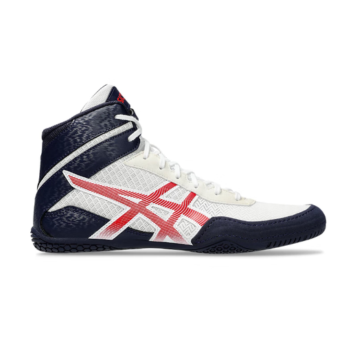 ASICS Boxing Fighting Comprehensive Training Shoes MATCONTROL 3 Deadlift Wrestling Indoor Fitness Shoes White_Red MATCONTROL3 1081A053 44 US11(280)