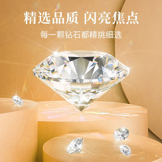 Farcoko luxury 18K color gold necklace women's four-leaf clover diamond pendant Valentine's Day gift for girlfriend and wife 520 18K gold diamond necklace SF Express can engrave greeting cards