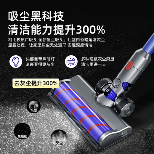 Finnisch an Dyson Dyson Vakuumreiniger -Zubehör Saugkopf V7v8v10 V11 Floor Teppichbruder Kopf Weiche Fleece Roller Boden