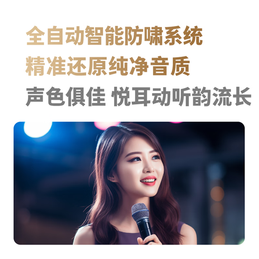 Melody DSP7200 fully automatic one-button anti-howling feedback suppressor microphone microphone conference stage performance KTV two-in-two-out digital frequency shifter processor equalizer DSP7200 Deluxe Edition_two-channel anti-howling suppressor