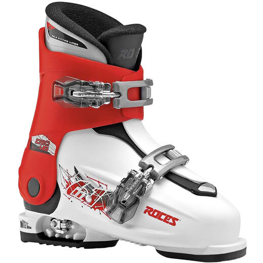 ROCES2425 Skischuhe für Kinder und Jugendliche im neuen Stil, größenverstellbar, kleine Größe schwarz und gelb 25, einziehbar 25-29