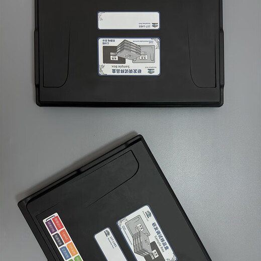 Ling Yuxun customized Ningrui SMT chip component box electronic component storage box 128 grid chip resistor capacitor material parts matte black anti-static model (special ticket)