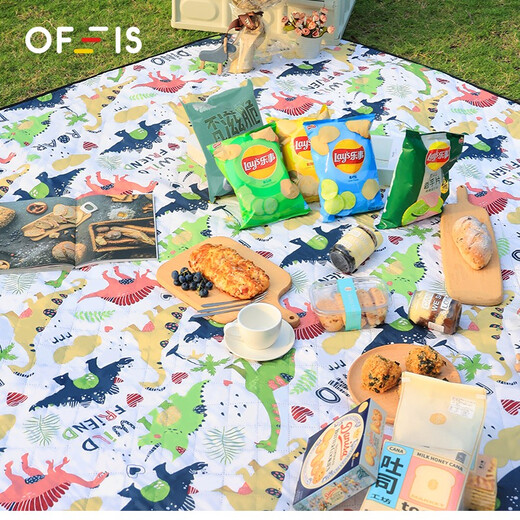 OFEIS ultrasonic picnic mat waterproof camping mat moisture-proof mat thickened outdoor mat picnic cloth grass mat beach