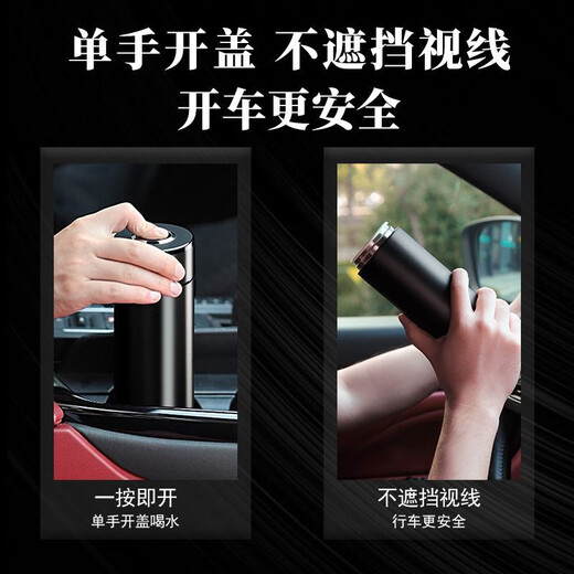灵犀予物生日礼物送男女士朋友老师316不锈钢保温杯定制刻字logo年会礼品 钢本色刻字+杯套+礼盒 600ml