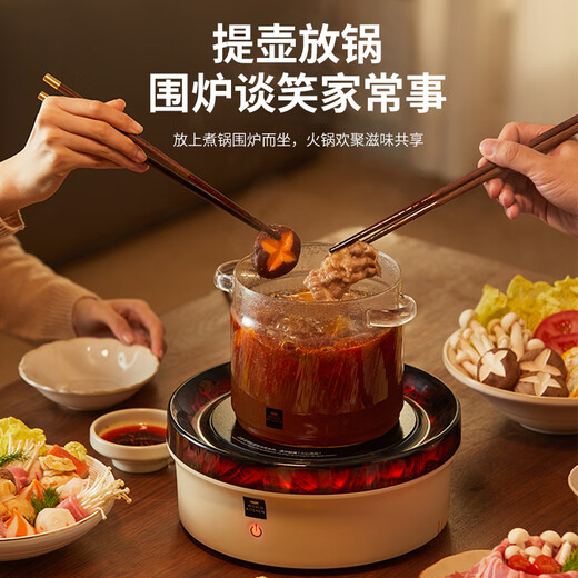 World KitchenAmerican Corning stove teapot electric ceramic stove household electric tea stove boiling water boiling tea stove teapot health pot all-glass health pot + grilled mesh stove