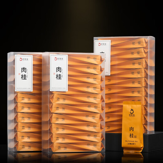 Gute Tee -Bauern, Zimttee, Wuyishan Rock Tee, fruchtiger Zimtauthentischer Dahongpao -Tee, neuer Tee, Oolong -Tee, starkes Aroma, Rationstee, trinken Sie ihn selbst 166 g*3 Kisten