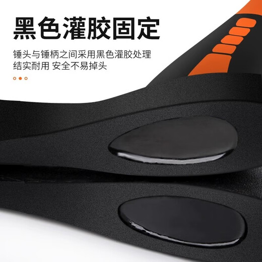 美科（MYTEC）斧头劈柴神器剁骨刀家用户外砍树大精钢斧小开山斧子木工专用工具 TPR包胶柄斧400g【不掉头】