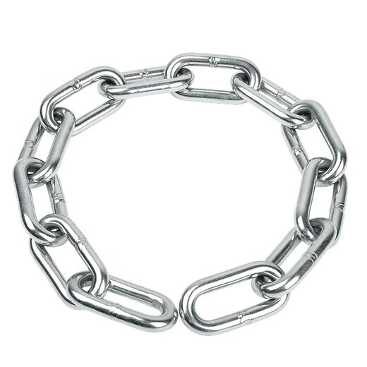 Jinguluo 304 stainless steel chain iron chain guardrail chain chandelier chain swing chair chain traction chain 3mm thick 5m long KCAA-436