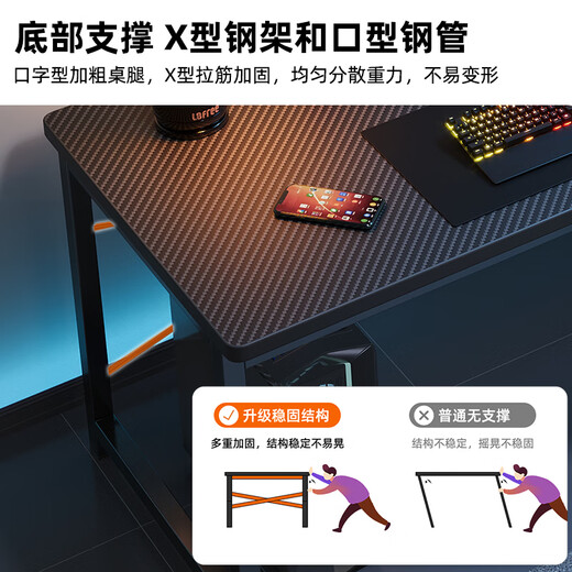 Shanshan Wood Art Corner Computer Desk Desktop Bedroom Home Desk Bookshelf Integrated Double Gaming Table Corner Office Desk