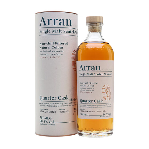 Allen Bourbon Barrel Single Malt Whiskey Island produzierende Fläche Scotland Fremdwein Originalflasche importiert Allen Viertel Barrel Starker Whisky 700 ml 1 Flasche