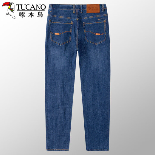 Jeans Woodpecker (Tucano) pour hommes minces d'été masculins à la mode éternelle pantalon mince masculin bleu clair 31