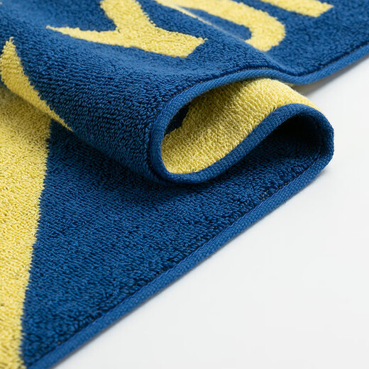 YONEX尤尼克斯羽毛球运动毛巾棉质柔软跑步健身吸汗舒适AC1236CR黄藏青