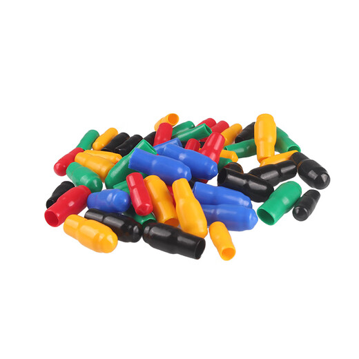 Dulumont cable spare core sealing cap thread protective sleeve core cap wire head dust cap flame retardant cable sheath cable core cap V35-38 square (200 pieces) please note the color